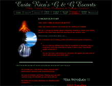 Tablet Screenshot of costaricaggescorts.com